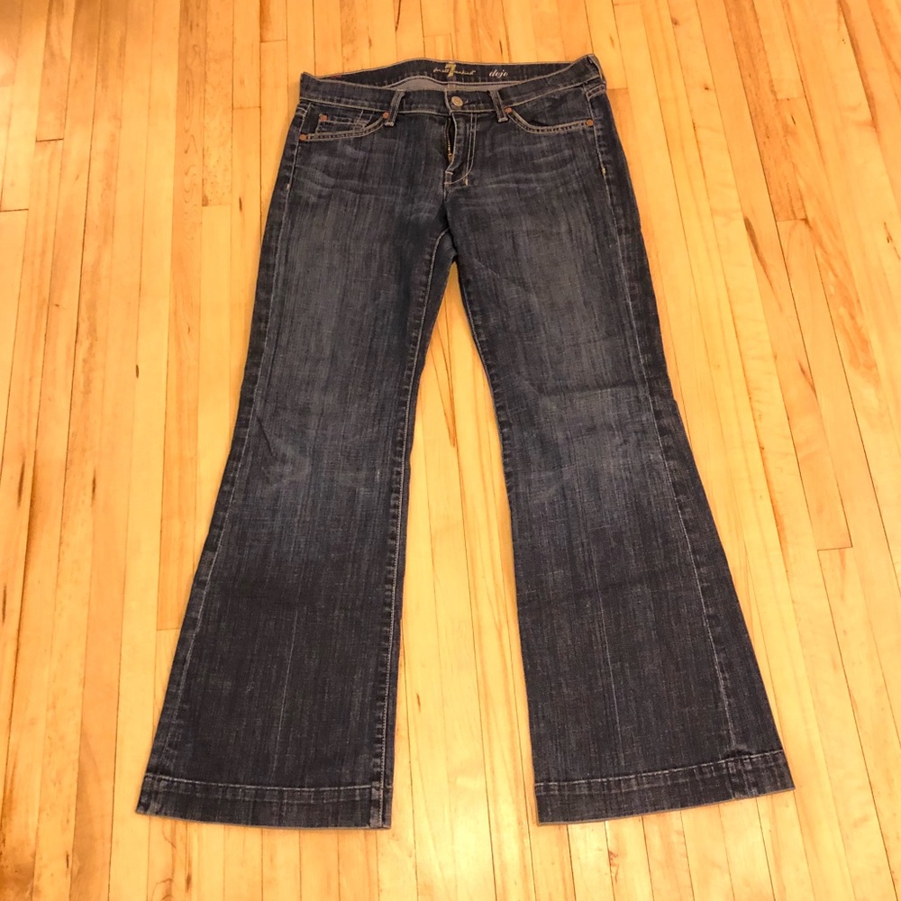 7 for all mankind wide leg jeans